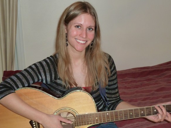Allison Merten with Guitar