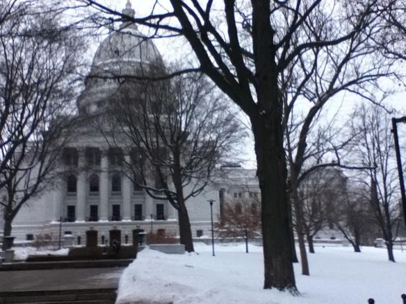 Winter Wonderland-State Capitol  Madison, WI