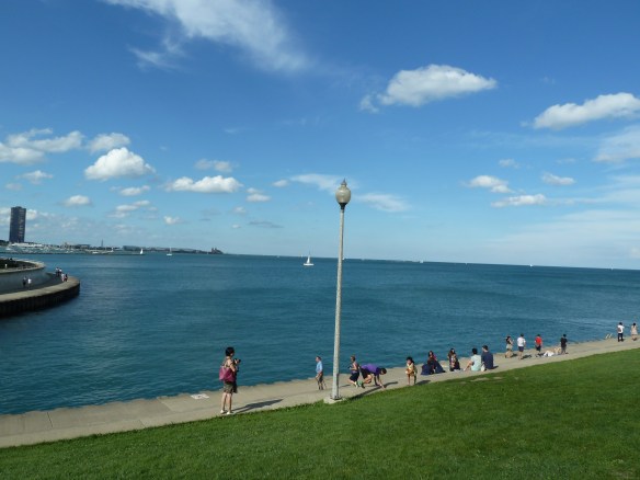 The Beautiful Lake Michigan on a hot SUMMER DAY next to the Field Museum :-*