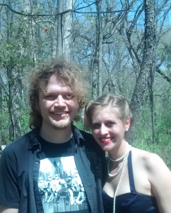 With Production Assistant Caleb Behnke