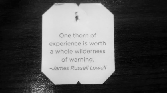 One Thorn of Experience James Russell Lowell allisonmerten.com